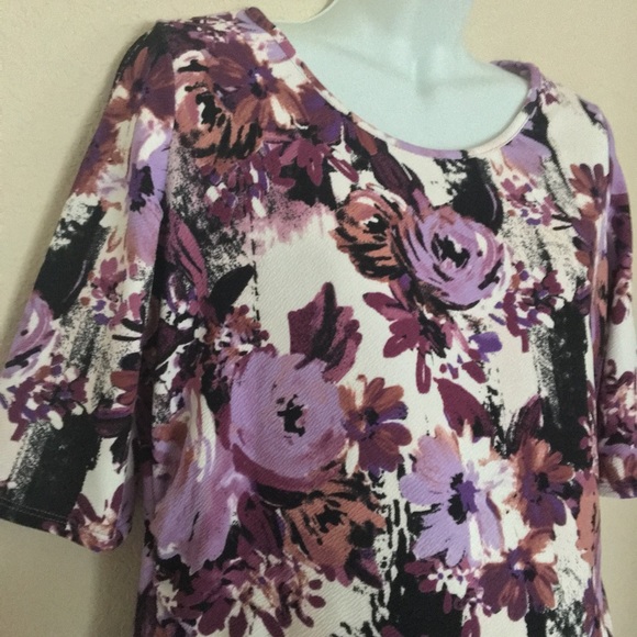 🔥Pink Blush Violet Purple Maternity Dress 1X - Picture 3 of 3